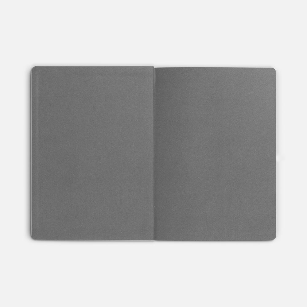 Ежедневник Shall, недатированный, серый-2