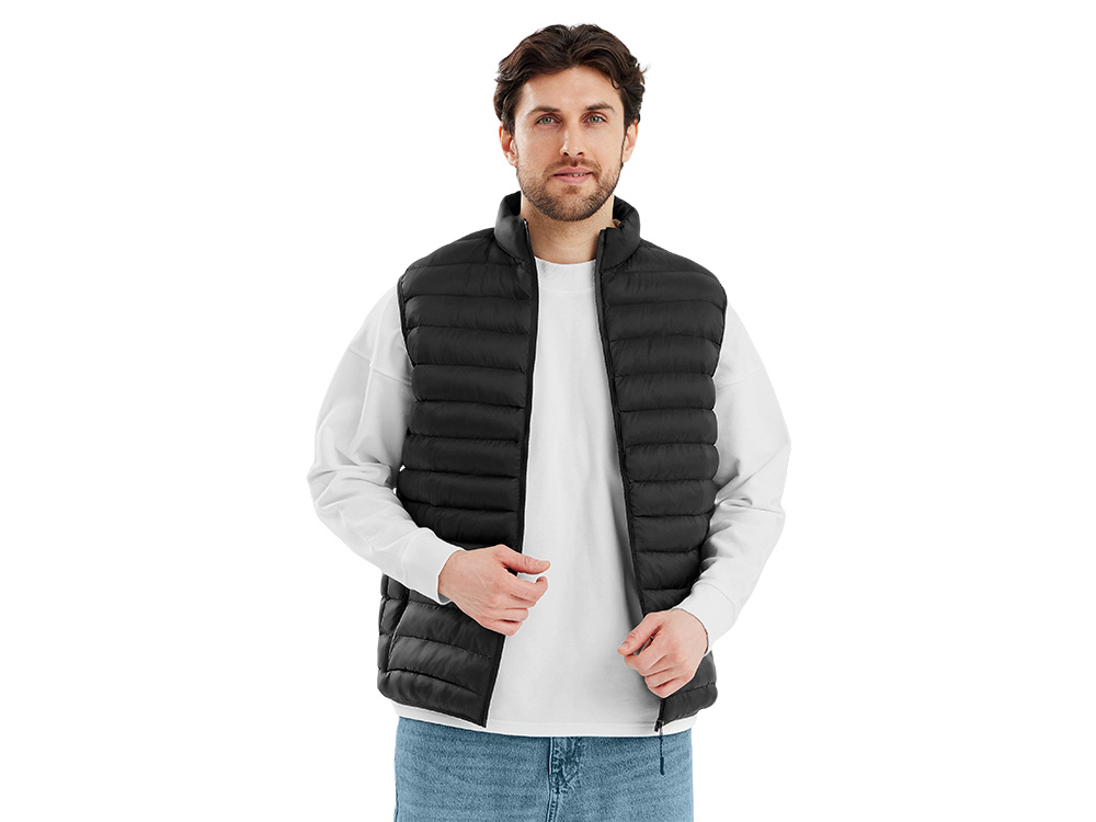 Стеганый жилет Uniqloud, черный-0