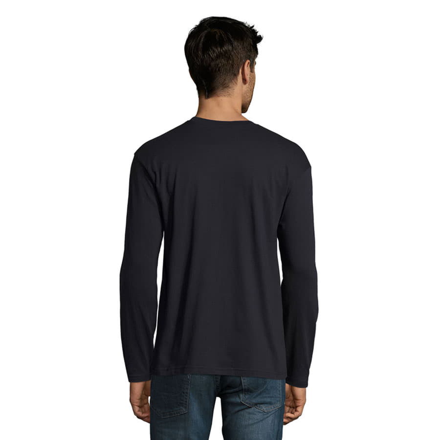 Футболка мужская с длинным рукавом MONARCH 150, темно-синий-4