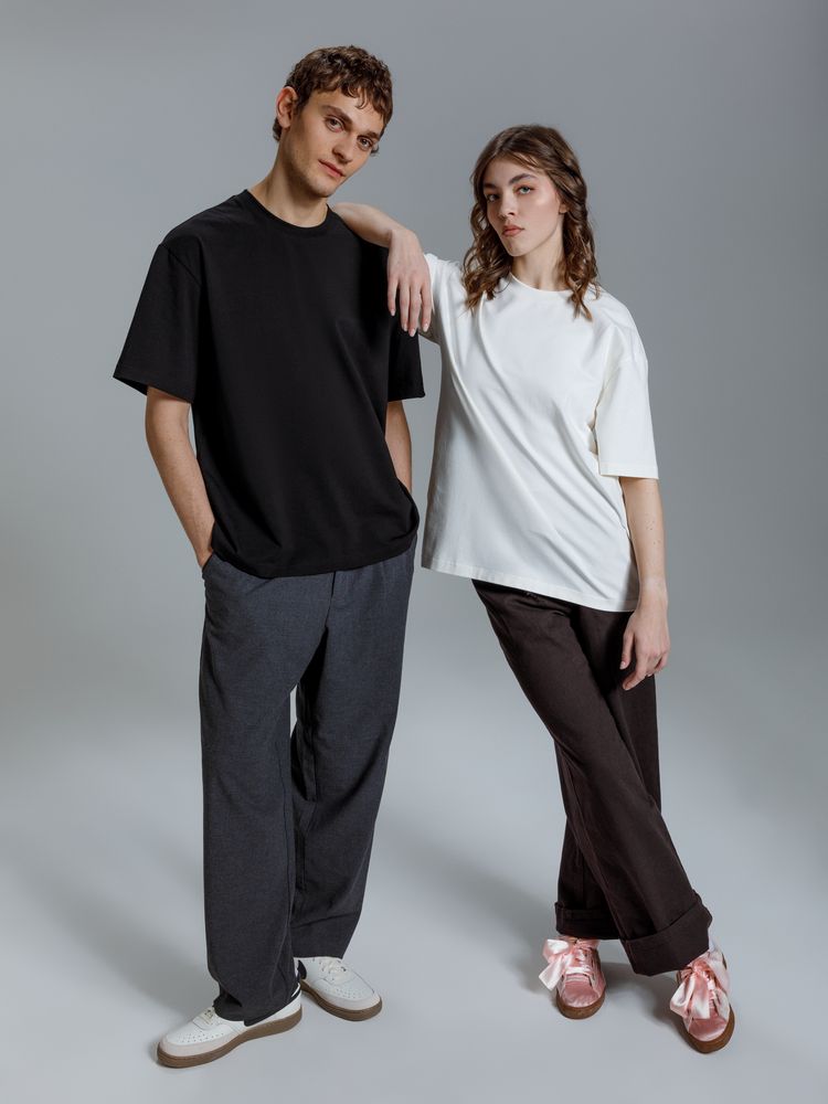 Футболка оверсайз Kangas, черная-6