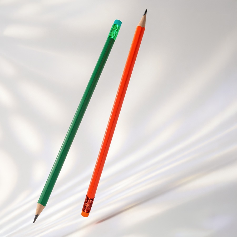 Карандаш чернографитный трехгранный TRINITY, зеленый-1