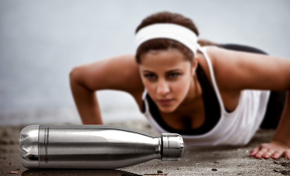 Термобутылка CENTRAL PARK, 510 мл, серебряная-3