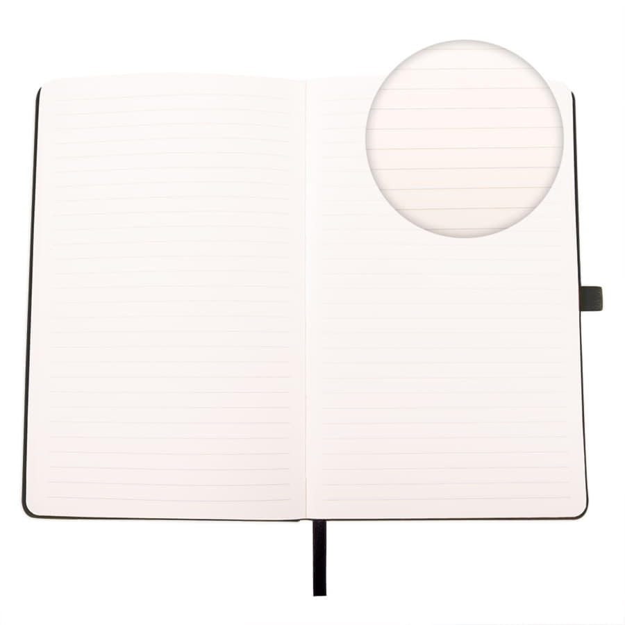 Бизнес-блокнот А5 FLIPPY, формат А5, в линейку, черный-9