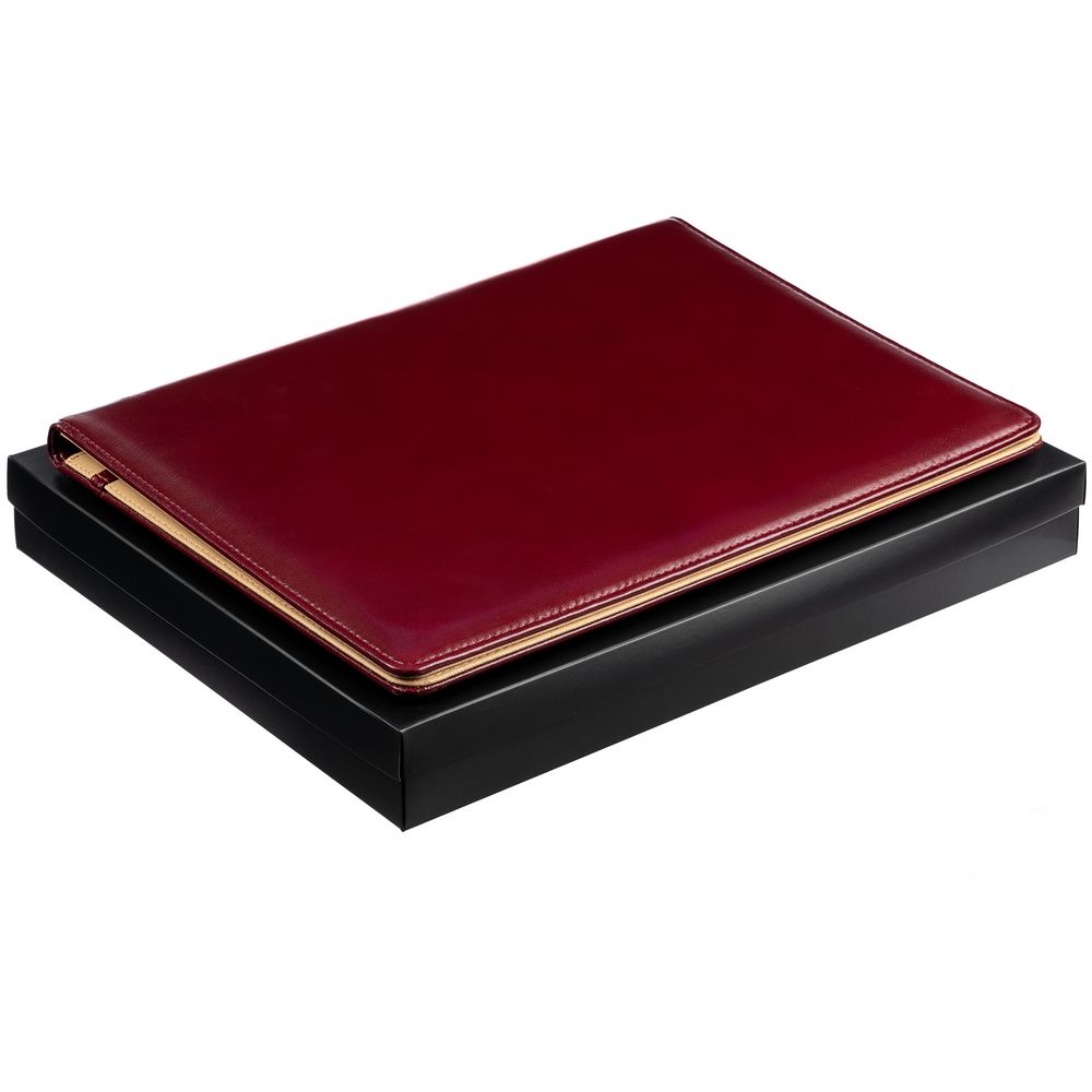 Папка адресная Signature, бордовая-3