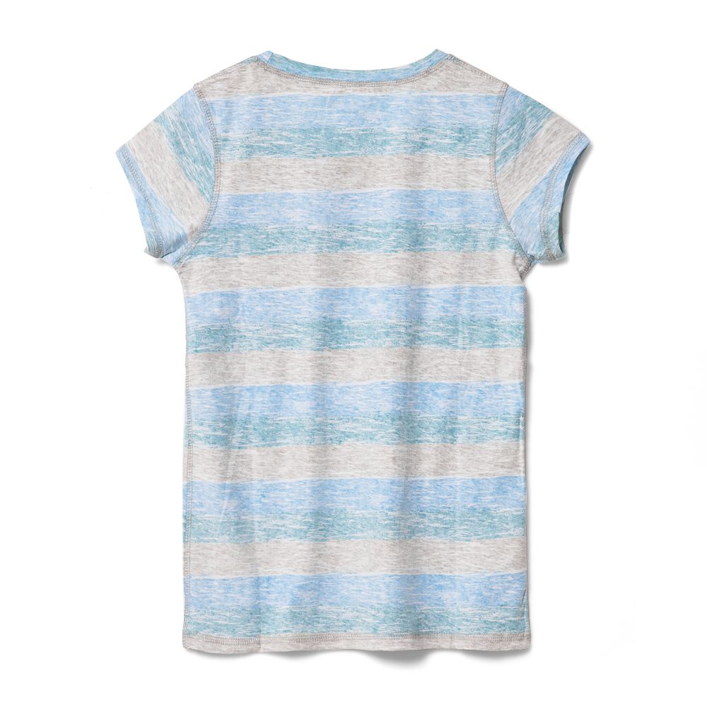 Футболка женская Rayet Lady двусторонняя, голубая с зеленым-2