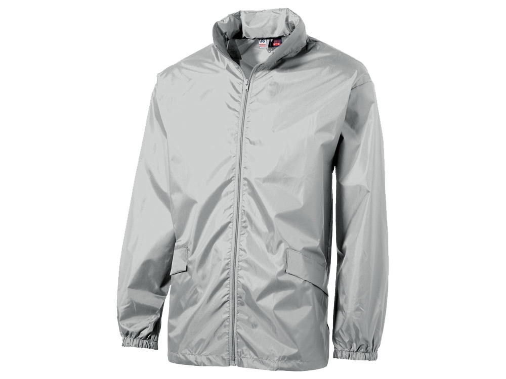 Ветровка Miami мужская с чехлом, серебристый-4