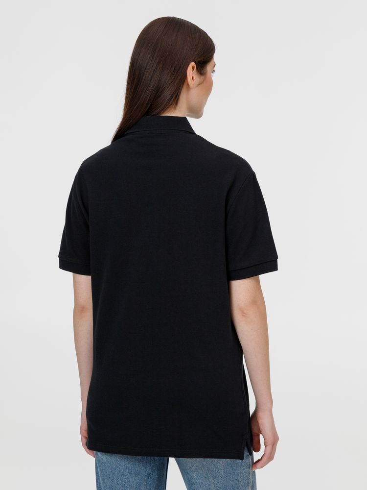 Рубашка поло унисекс Pacific, черная-6