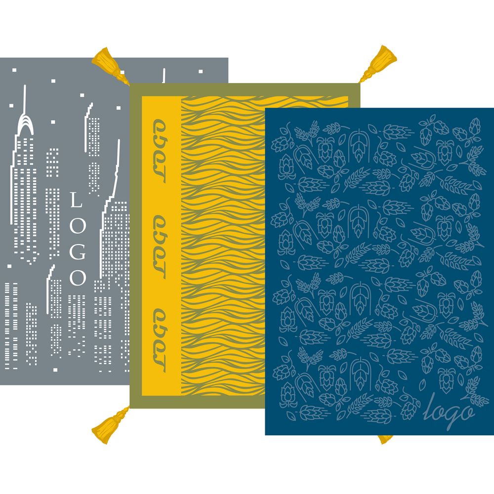 Плед на заказ Tricksy Net Light, XL, полушерсть-1