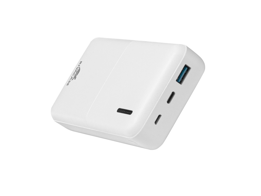 RIVACASE VA2571 (20000 мАч) QC/PD внешний аккумулятор, белый 12/24-8