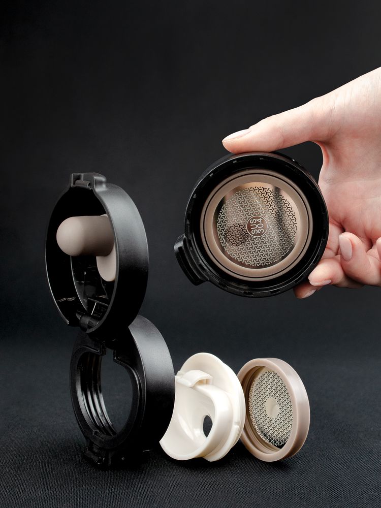 Термостакан с ситечком No Leak Infuser, черный-4