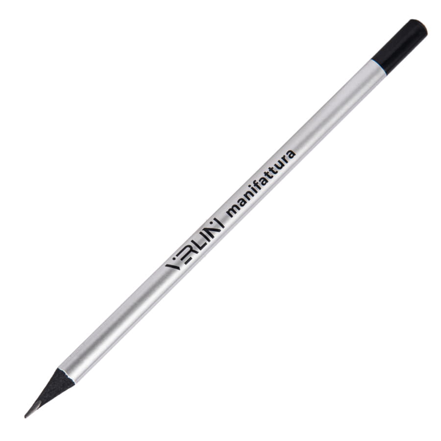 Карандаш чернографитный трехгранный IMAGE, HB, серебристый, черный-8