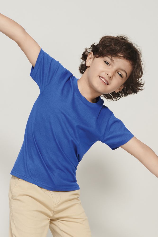 Футболка детская Pioneer Kids, темно-синяя-4