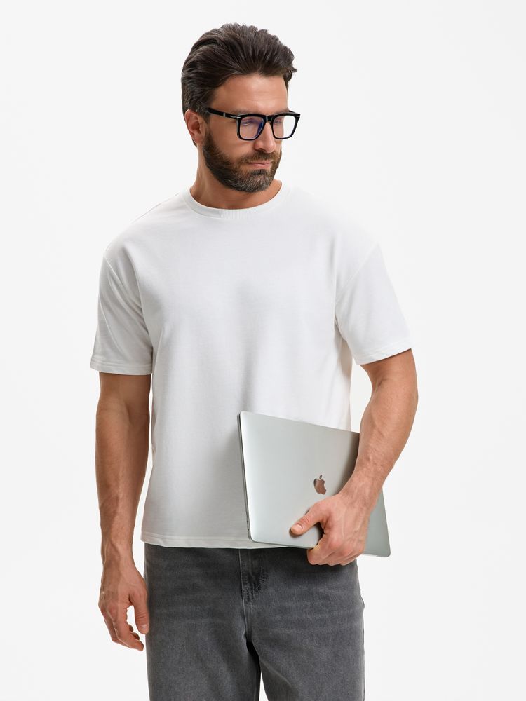 Футболка унисекс Durington, белая-3