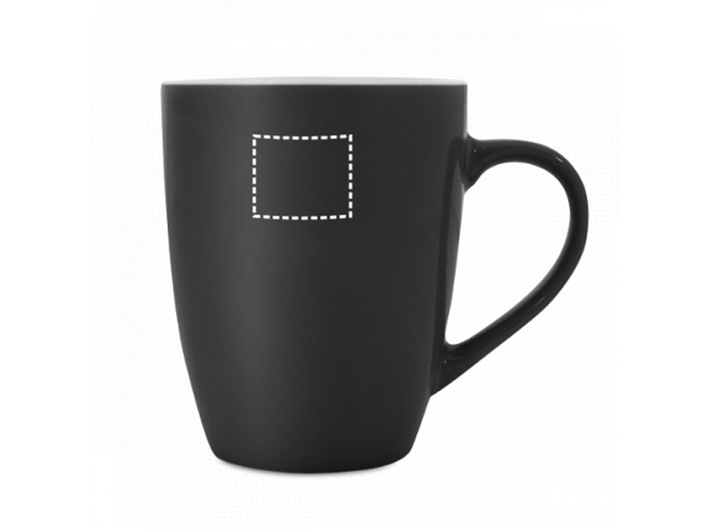 CINANDER. Керамическая кружка 370мл, Серый-1