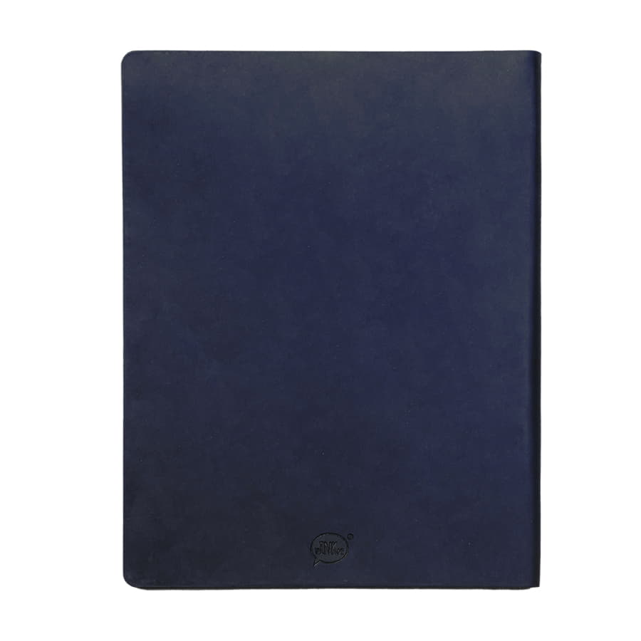 Бизнес-блокнот BIGGY, формат B5,  в клетку, темно-синий-2