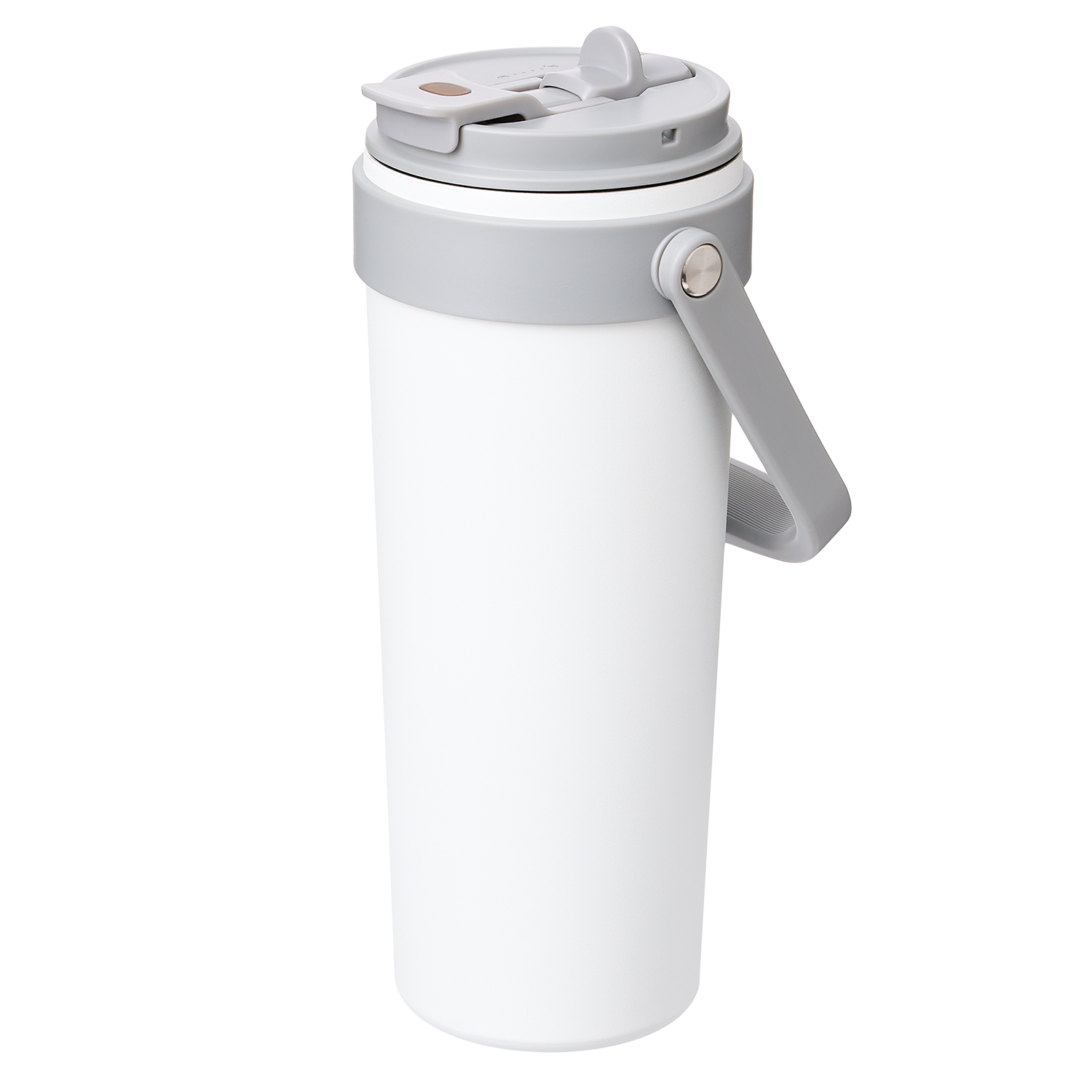 Термокружка вакуумная Solo, белая-3