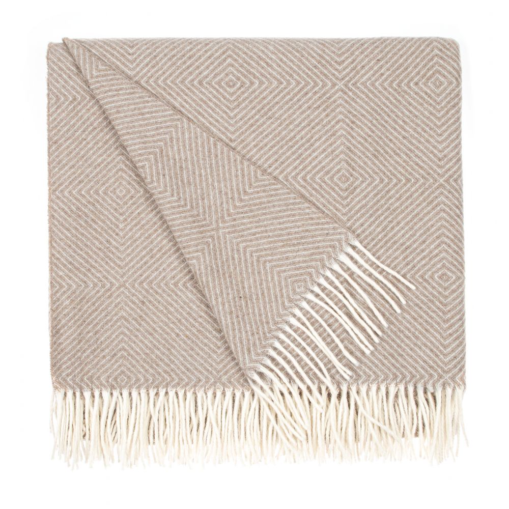 Плед «Тренто», бежевый-1