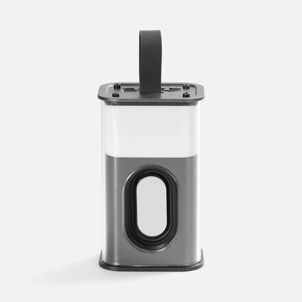 Bluetooth-колонка с подсветкой Groove, серая-1