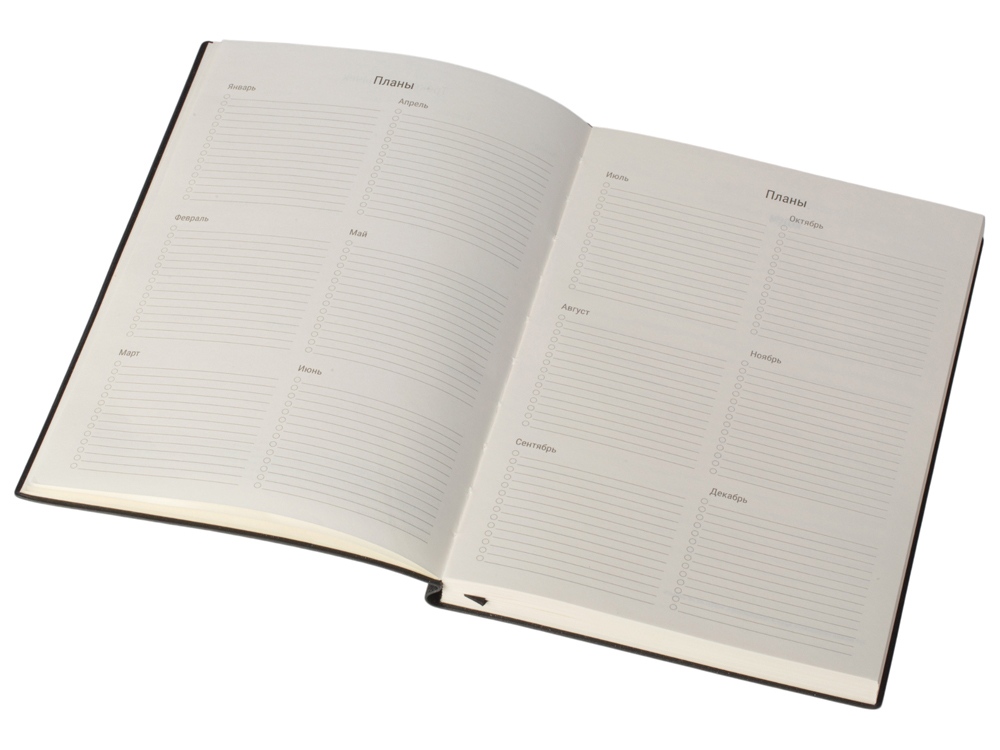 Бизнес блокнот Supreme с вставкой из софт-тача, гибкая обложка, 128 листов, черный-6