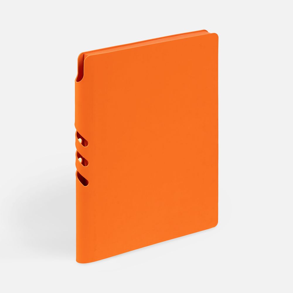 Ежедневник Flexpen Shall, недатированный, оранжевый-1