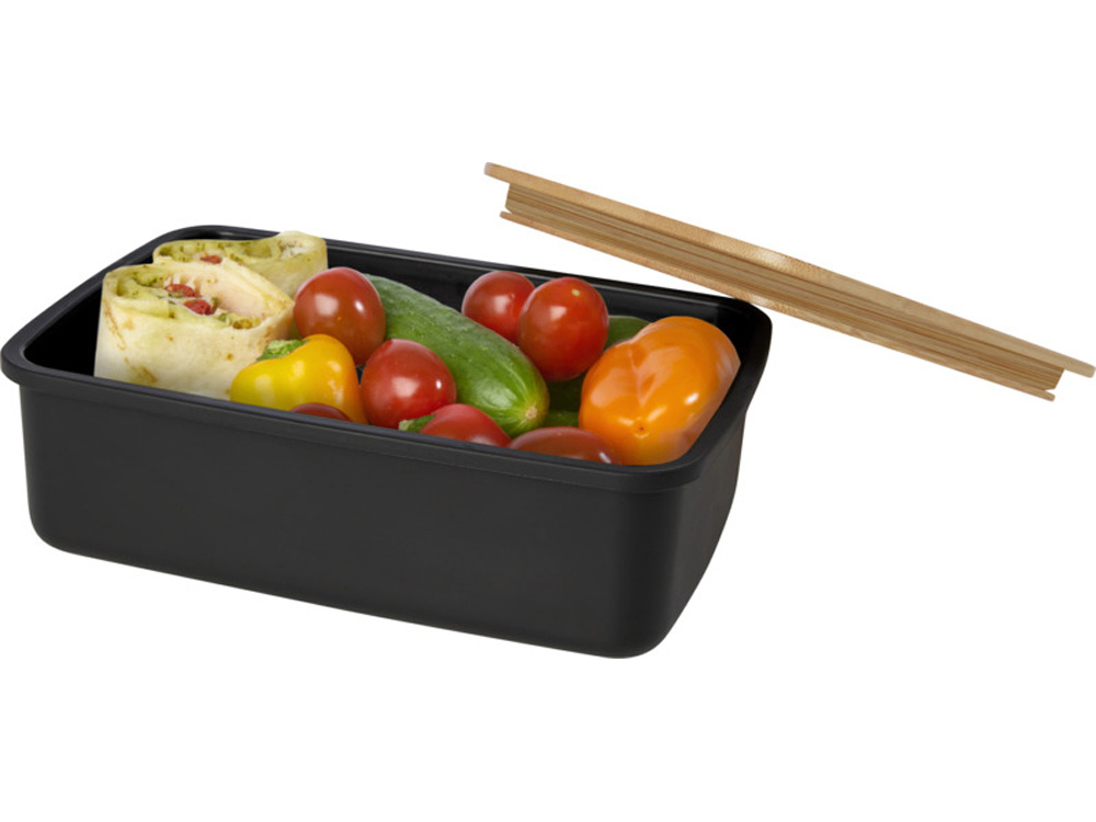 Mangi Ланч-бокс 750 мл - сплошной черный-2