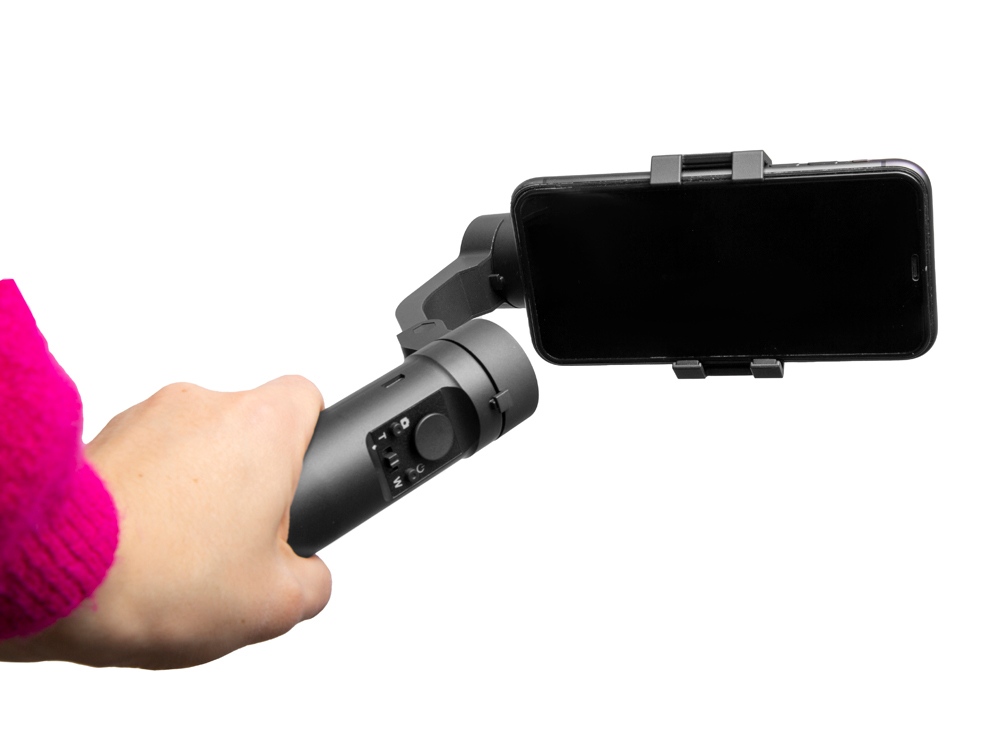 Стабилизатор трехосевой GripstiQ для смартфонов на Android, темно-серый-8