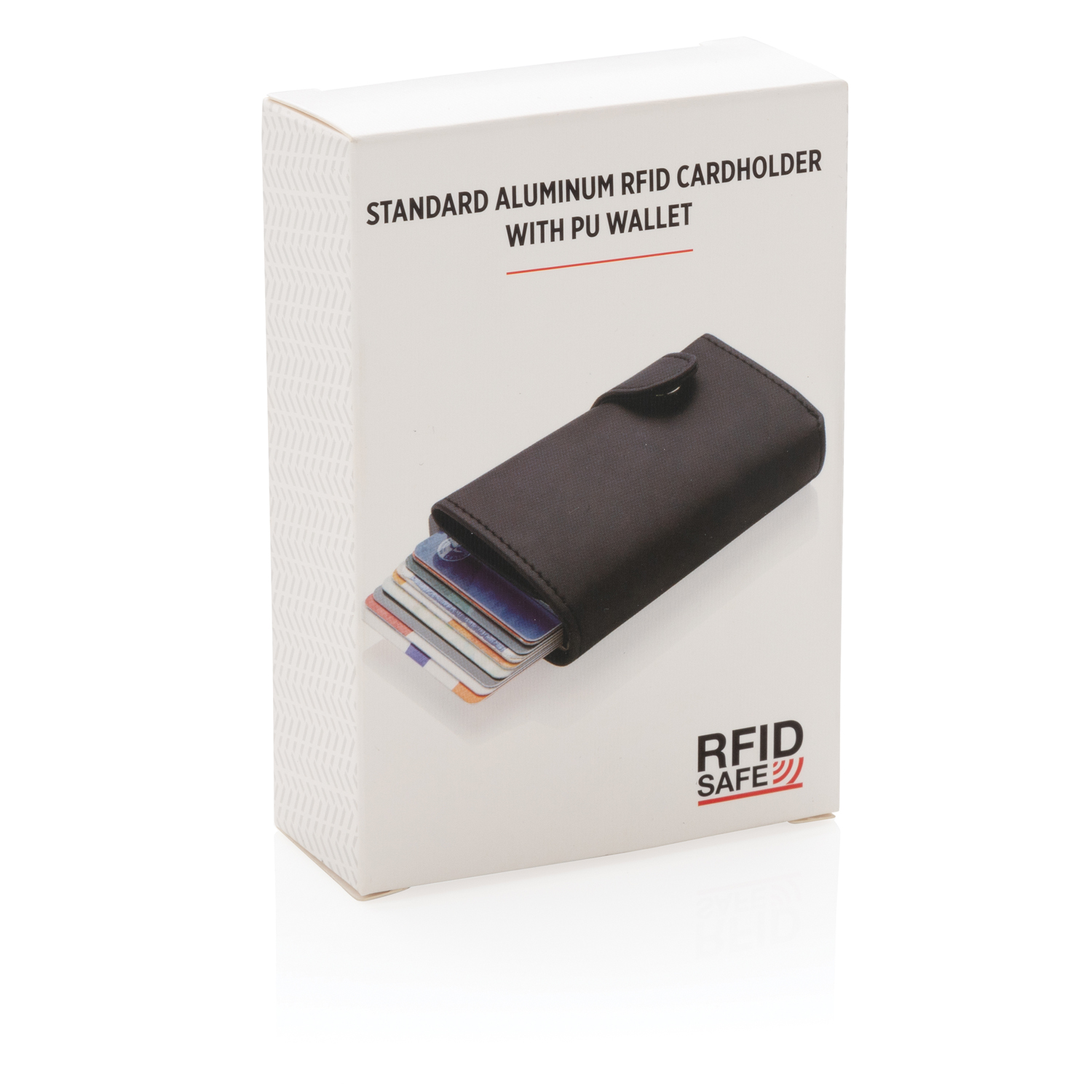 Алюминиевый картхолдер Standard с PU кошельком и защитой RFID-9