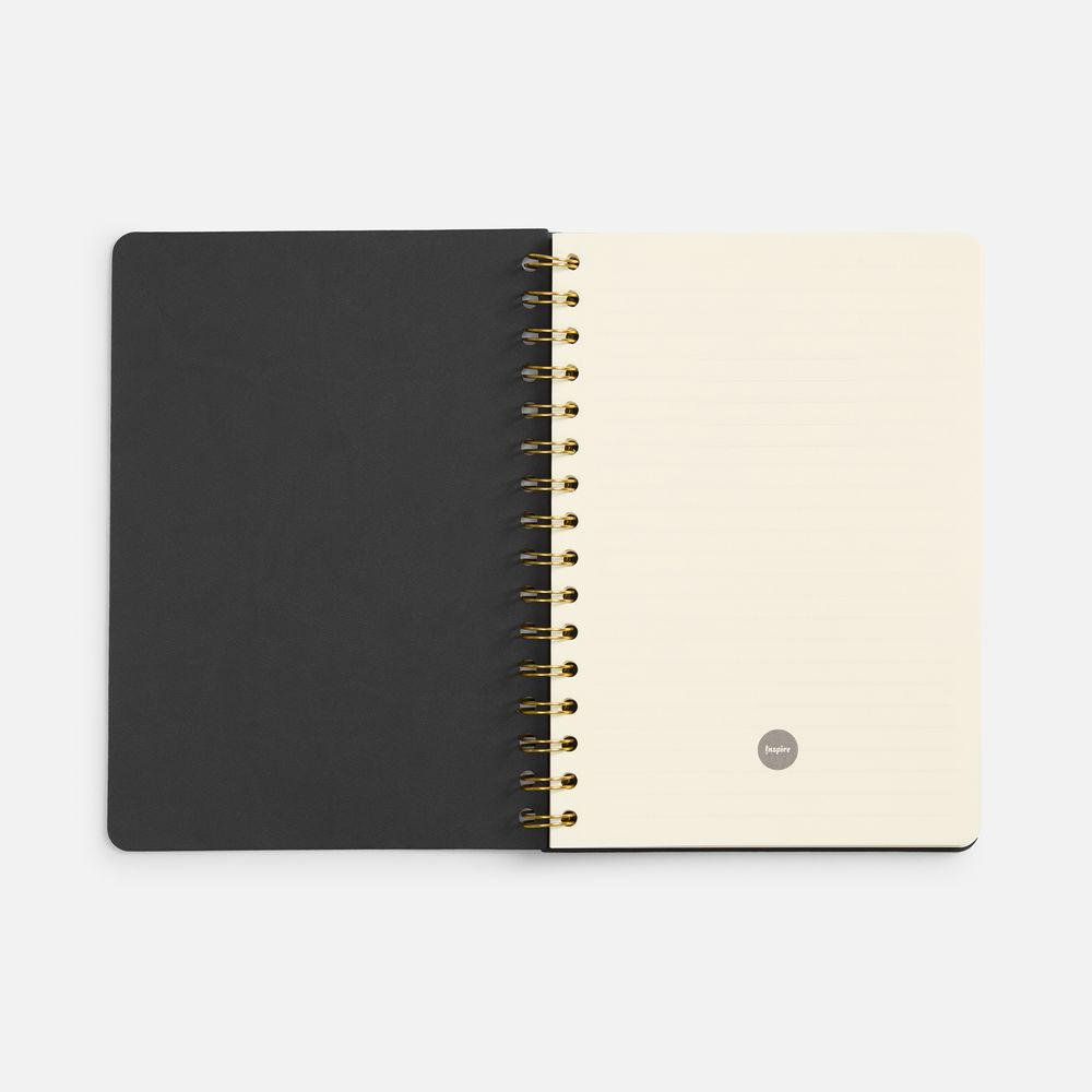 Ежедневник Spiral, недатированный, черный-3