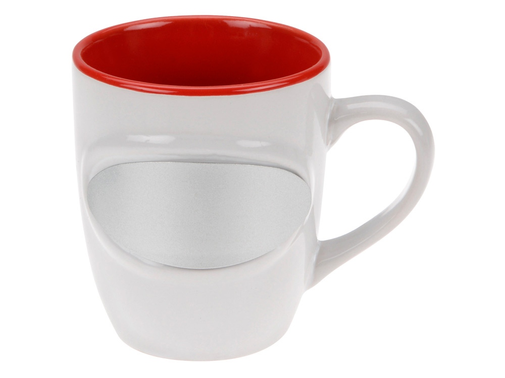 Кружка Пинт, белый/красный-0