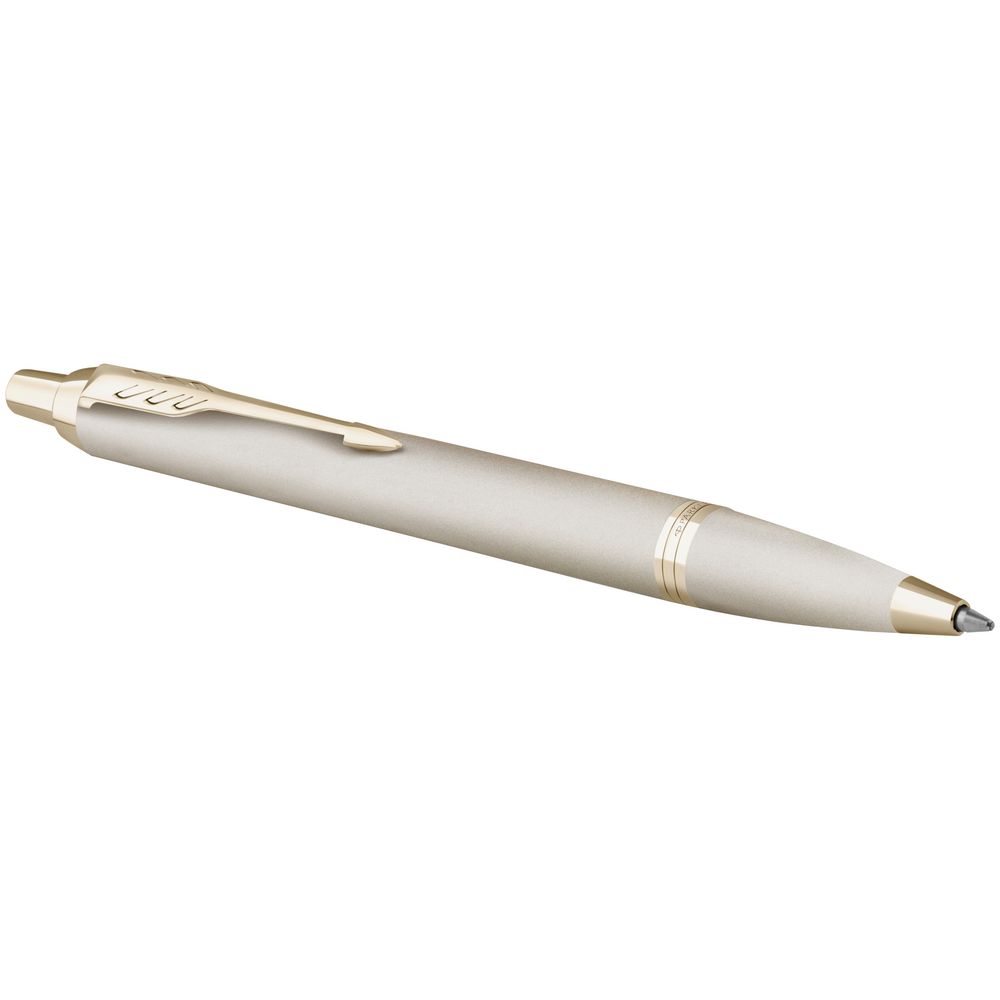 Ручка шариковая Parker IM Professionals Monochrome Champagne, золотистая-3