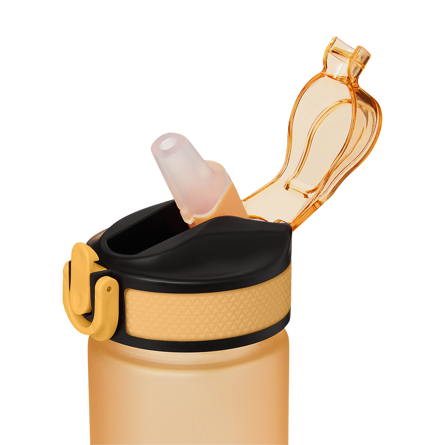 Бутылка для воды Flip mini, оранжевая-2