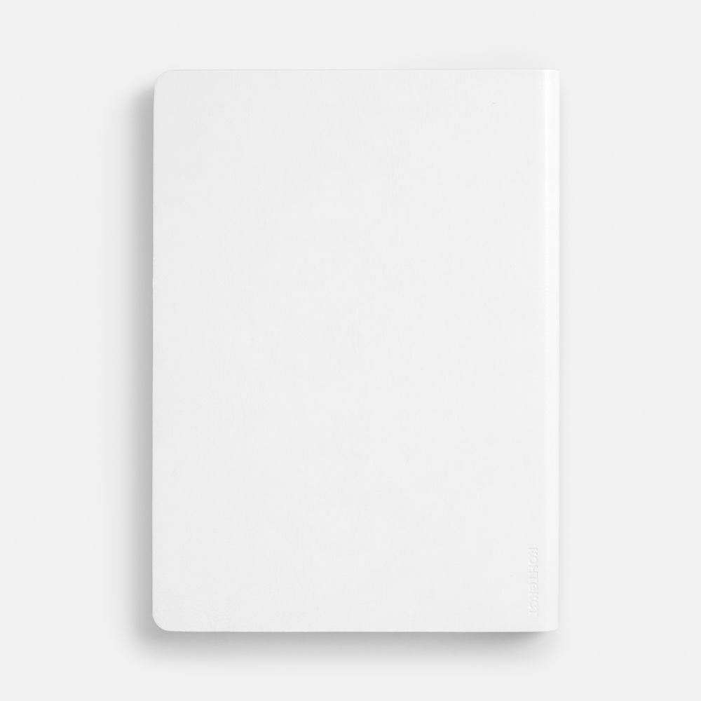 Ежедневник Nebraska Flex, недатированный, белый с золотистым-2