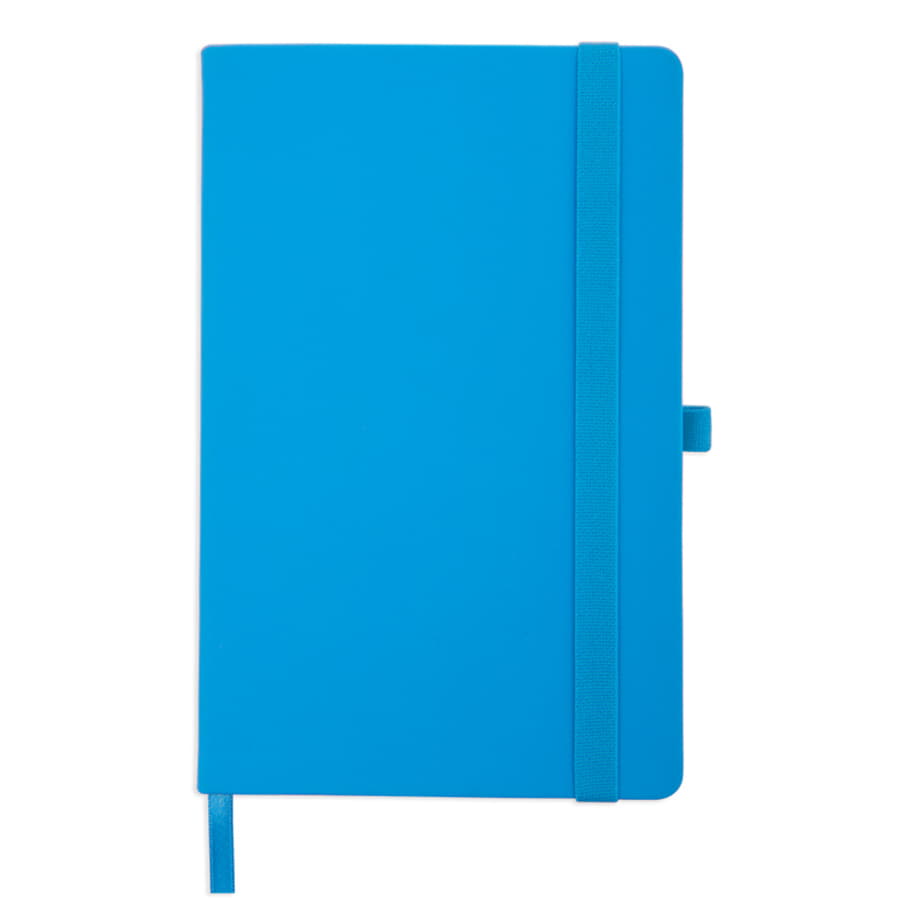 Бизнес-блокнот А5 FLIPPY, формат А5, в линейку, голубой-4