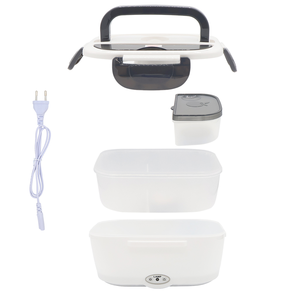 Ланчбокс с подогревом Yummybox, Серый-3