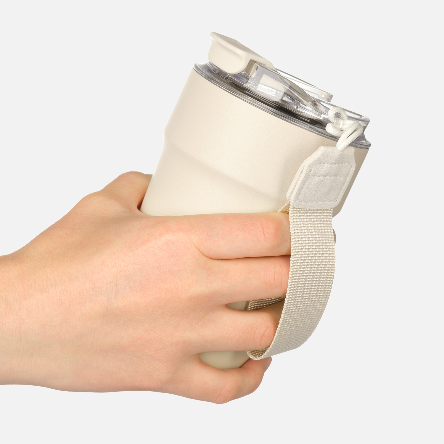 Термокружка вакуумная Монако (Monaco), бежевый-8