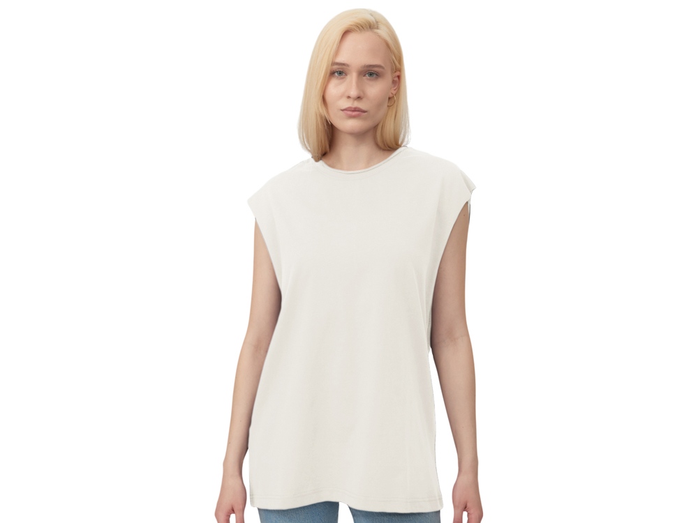 Майка оверсайз Berlin, унисекс, молочный-2