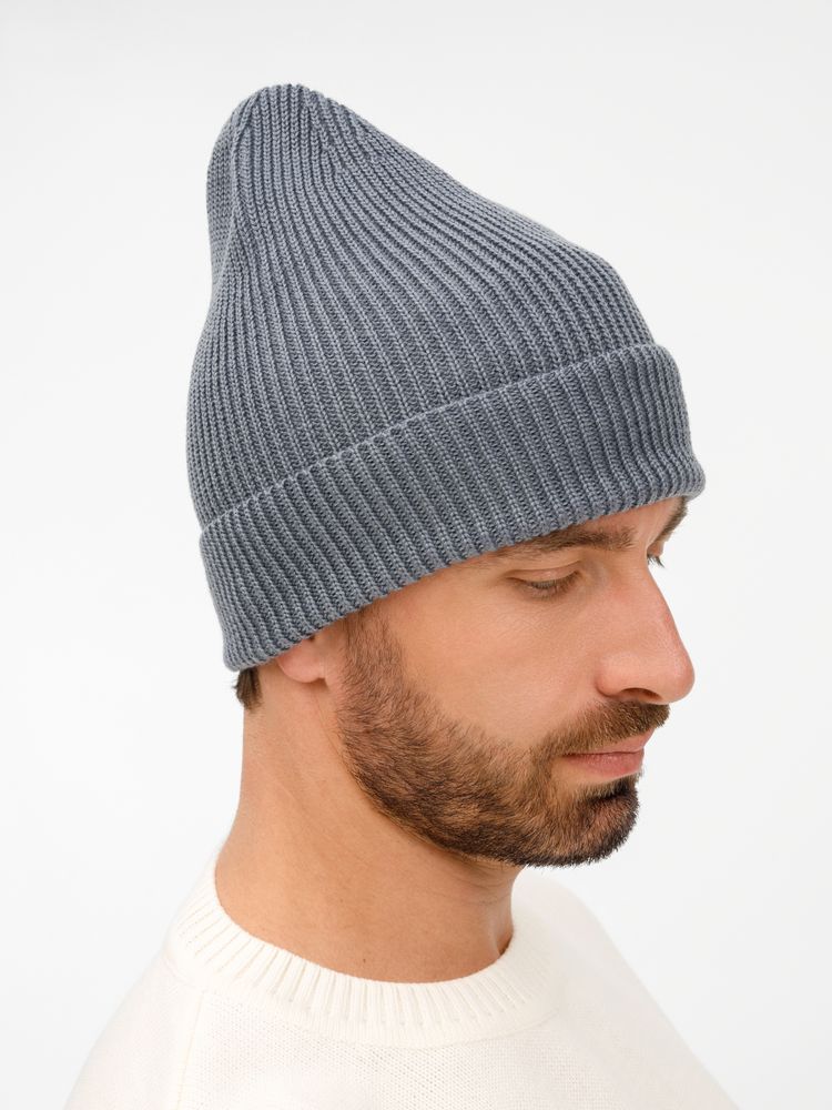 Шапка Nobilis Mono, серая (стальная)-2