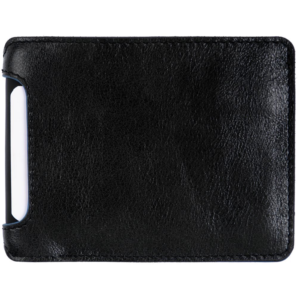 Портмоне Arrival, черное с синим-4