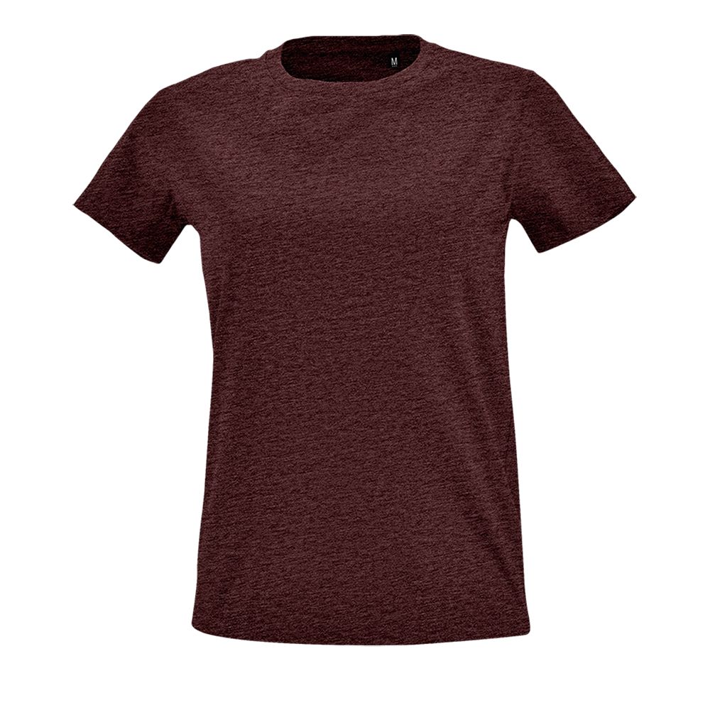 Футболка женская Imperial Fit Women, бордовый меланж-0