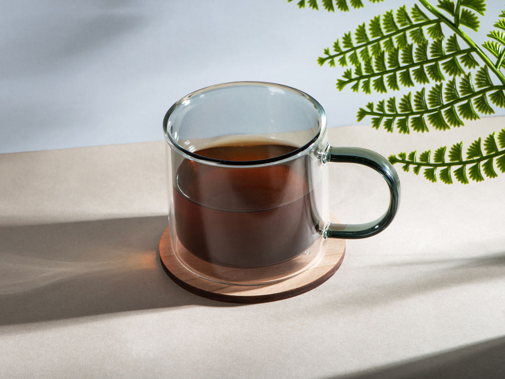 Кружка с двойными стенками 250 мл, черный-3