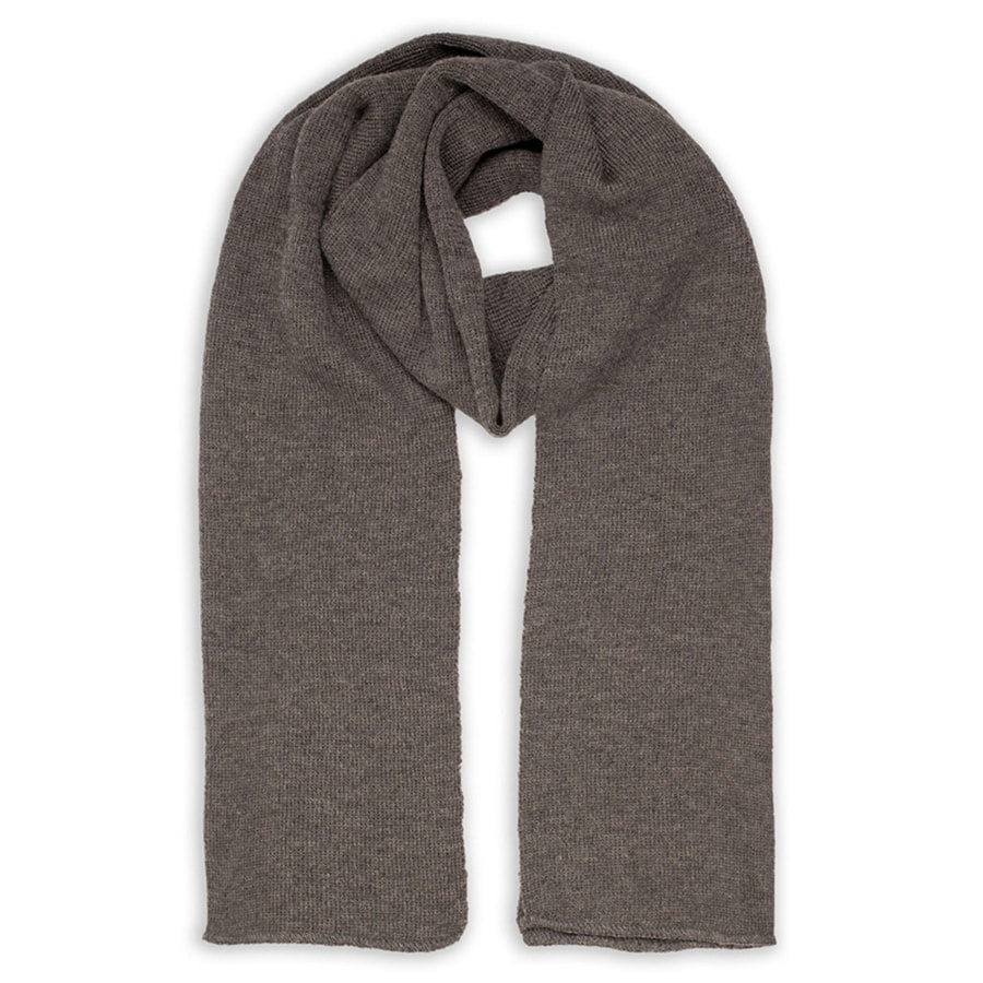 Шарф вязаный  WIND SCARF, серый-0