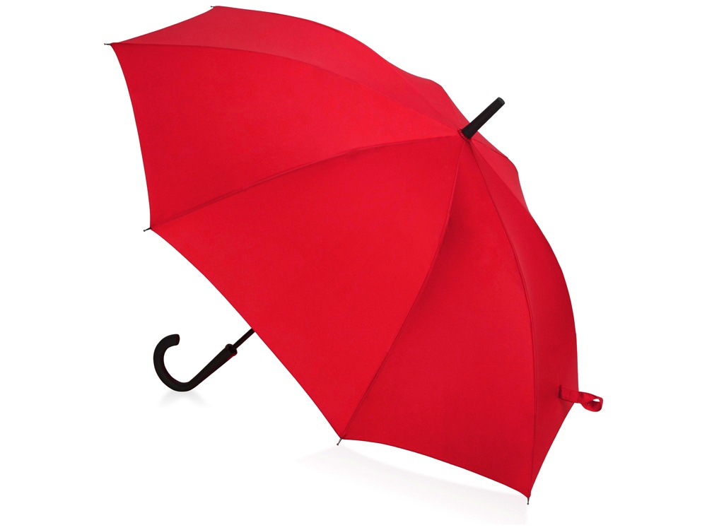 Зонт-трость Bergen, полуавтомат, красный-1