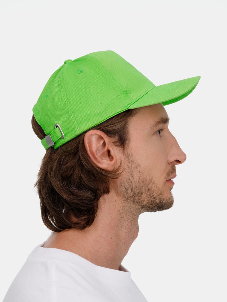 Бейсболка Long Beach, зеленое яблоко-5