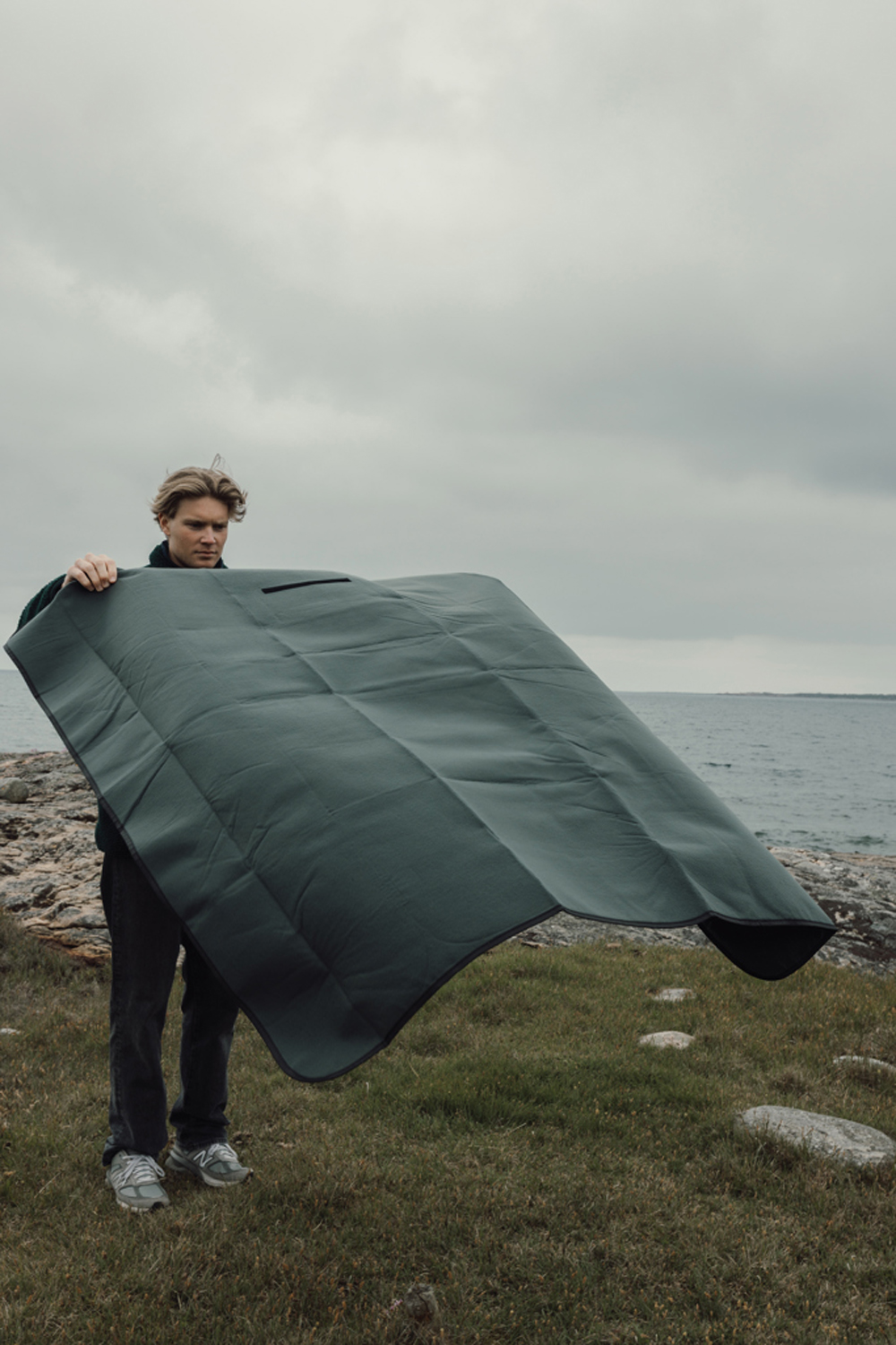 Плед для пикника VINGA Baltimore из переработанного полиэстера RCS, 150х130 см-4