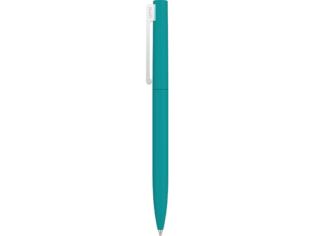 Шариковая ручка  Bright F Gum soft-touch, бирюзовый-2