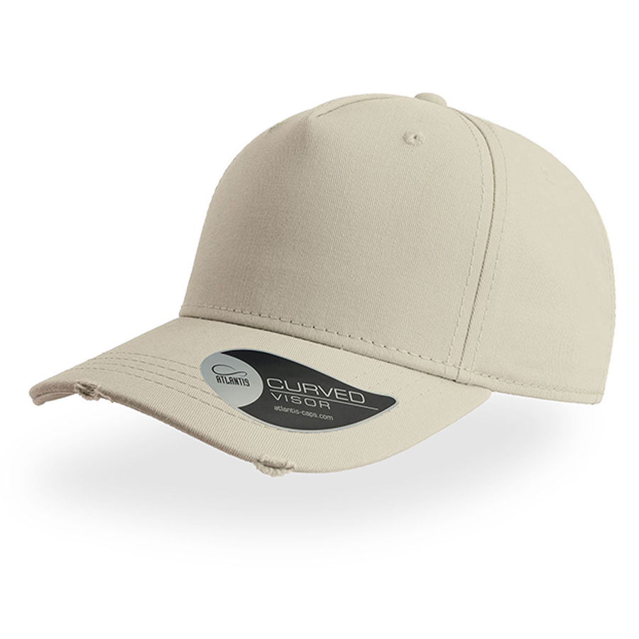 Бейсболка CARGO, 5 клиньев, металлическая застежка, светло-бежевый-0