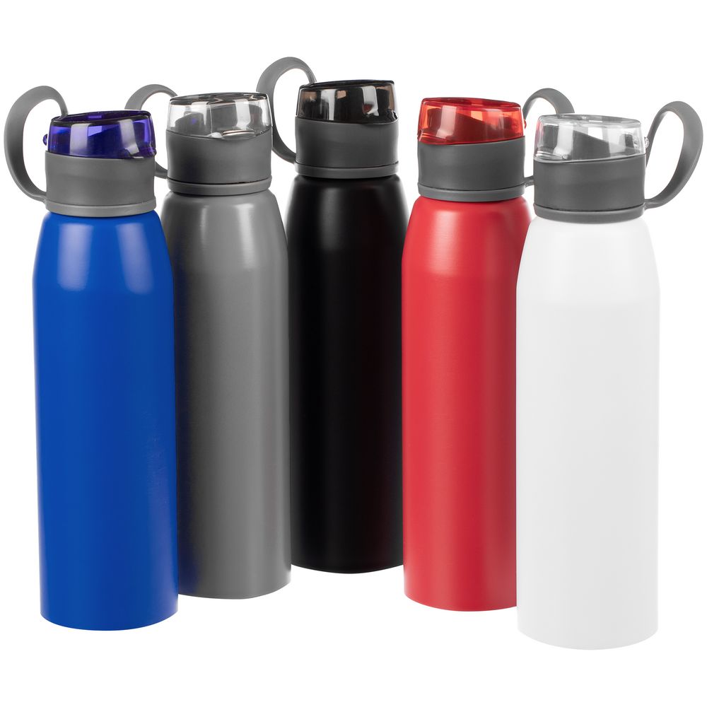 Бутылка для воды Billy Gym, матовая красная-5