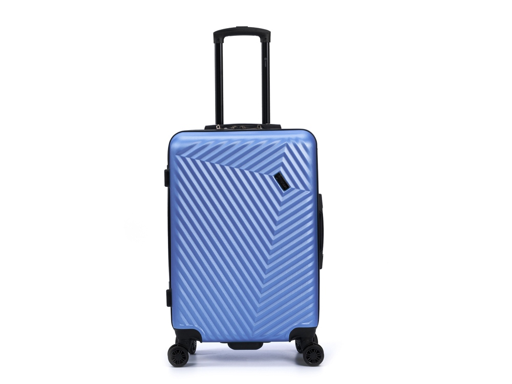 Чемодан TORBER Lama, синий, ABS-пластик, 43 х 25,5 х 67 см, 62 л-2