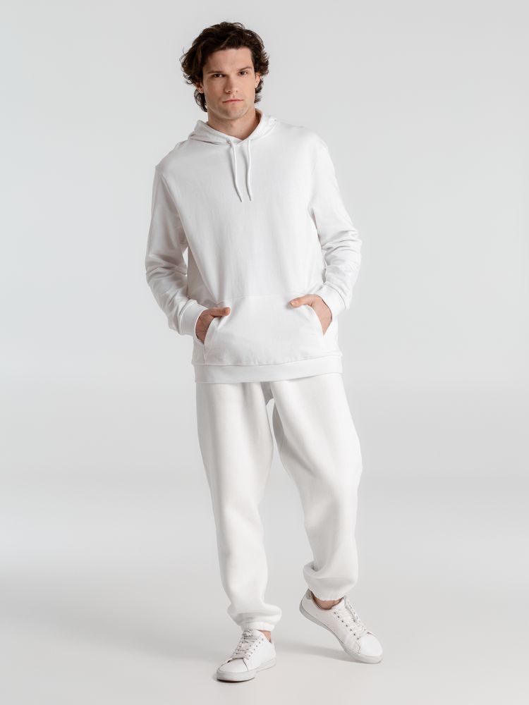 Толстовка с капюшоном унисекс Hoodie, белая-7