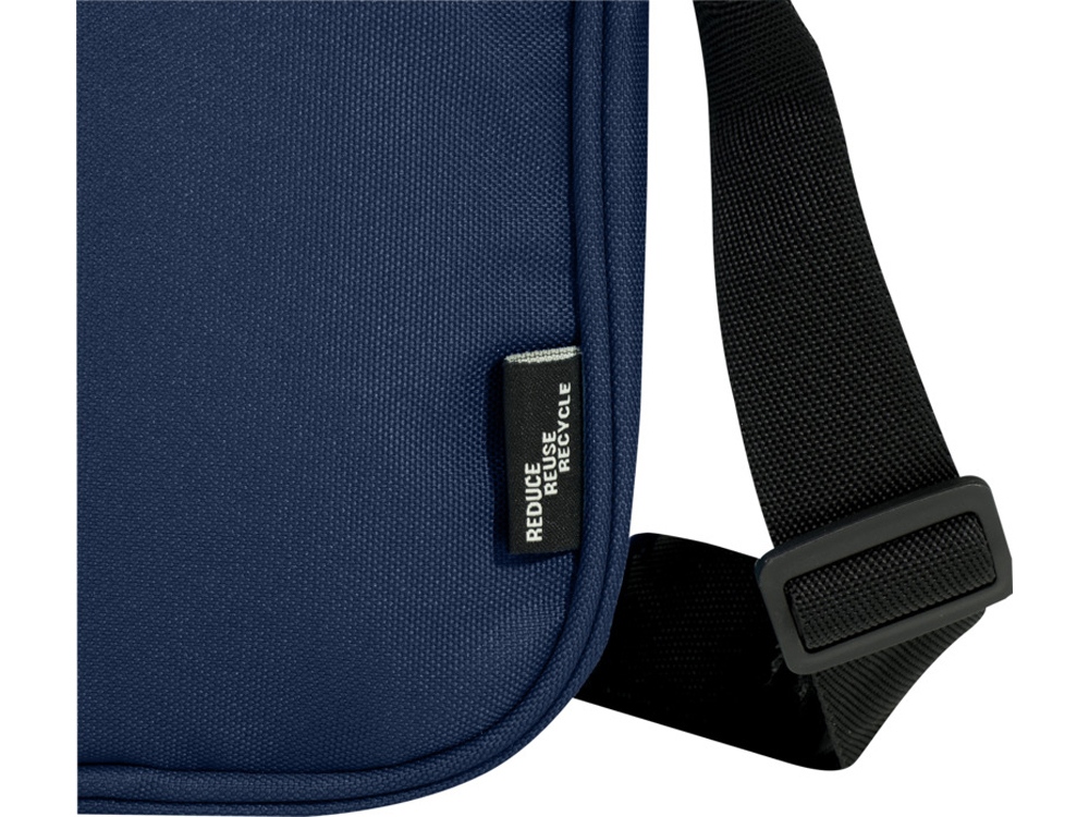 Byron сумка через плечо из переработанных материалов по стандарту GRS объемом 2 л - Нейви-3